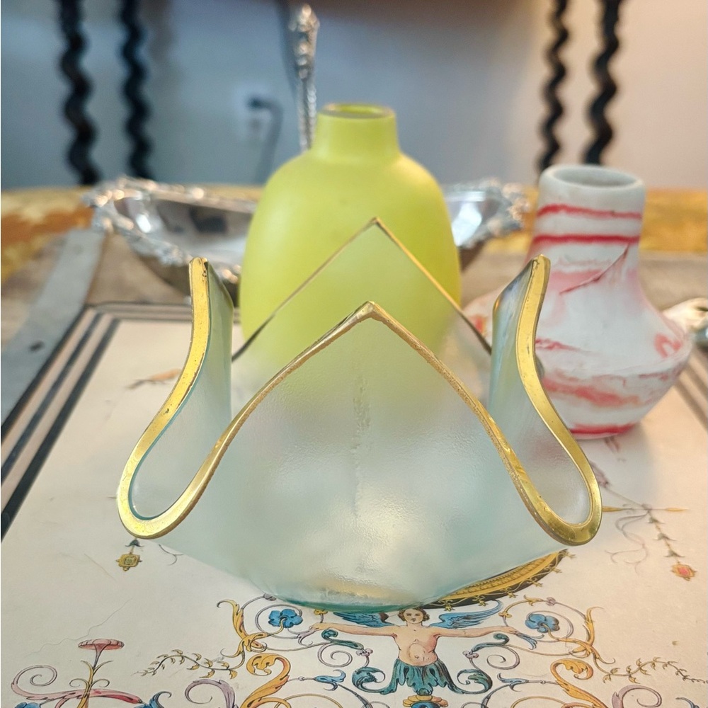 Annieglass Handkerchief Votive